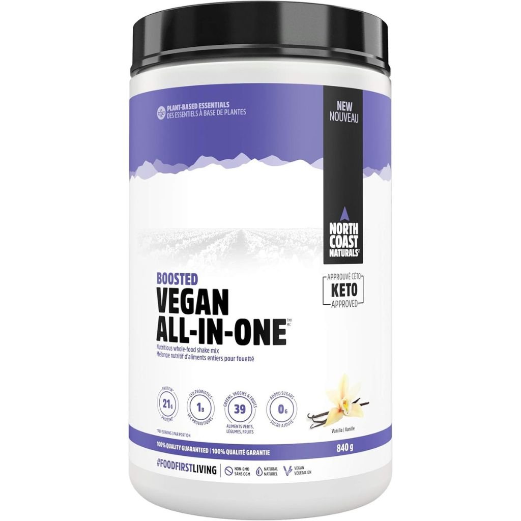 North Coast Naturals BOOSTED VEGAN ALL-IN-ONE, 840g