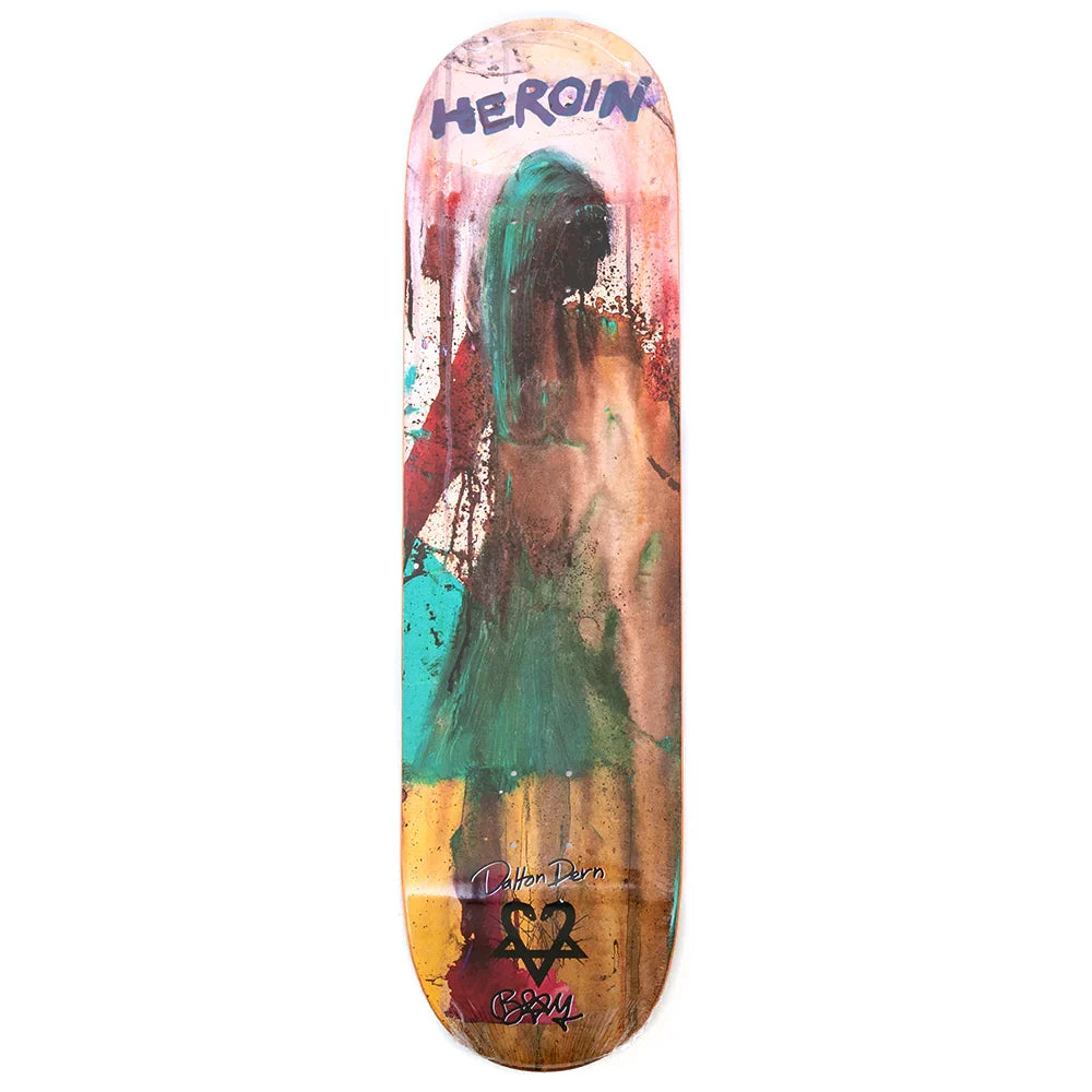 Heroin Skateboards x Bam Margera 'Dalton Dern' Skate Deck - Multi