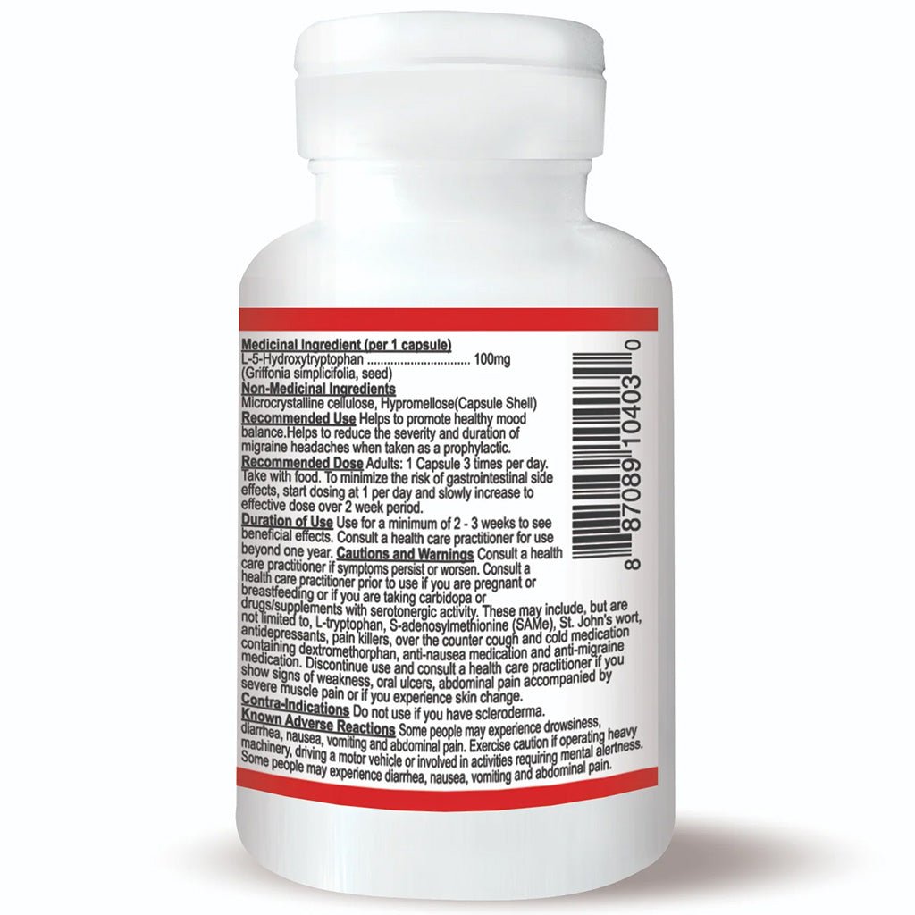 Nutridom 5-HTP 100, 60 VCaps
