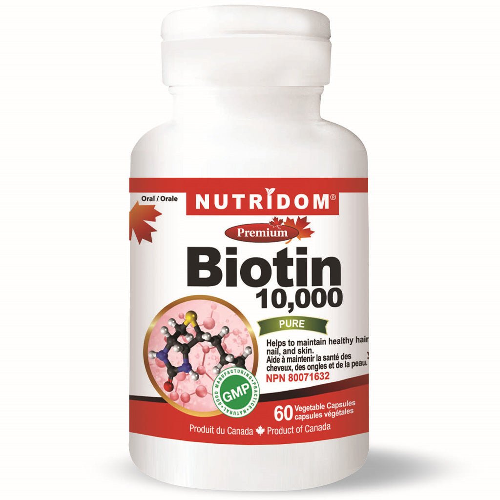 Nutridom BIOTIN 10,000, 60 VCaps