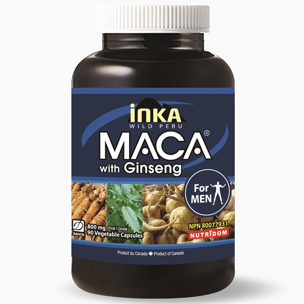 Nutridom INKA WILD PERU MACA w/ GINSENG, 90 VCaps