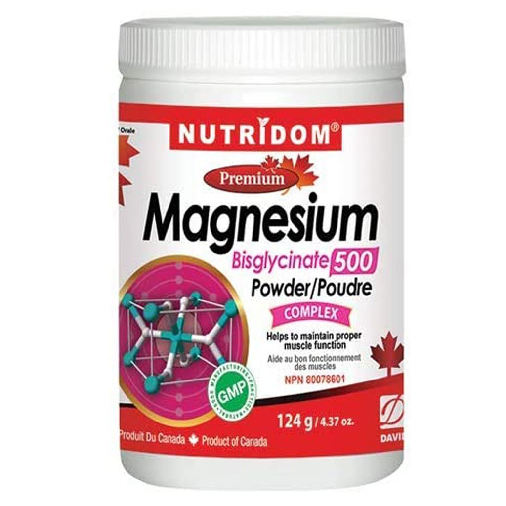 Nutridom MAGNESIUM BISGLYCINATE 500 POWDER, 124g