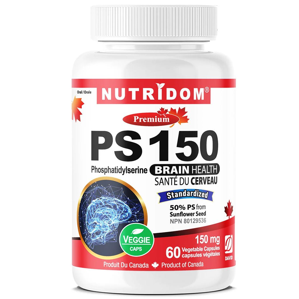 Nutridom PS 150 (Phosphatidylserine), 150mg x 60 VCaps