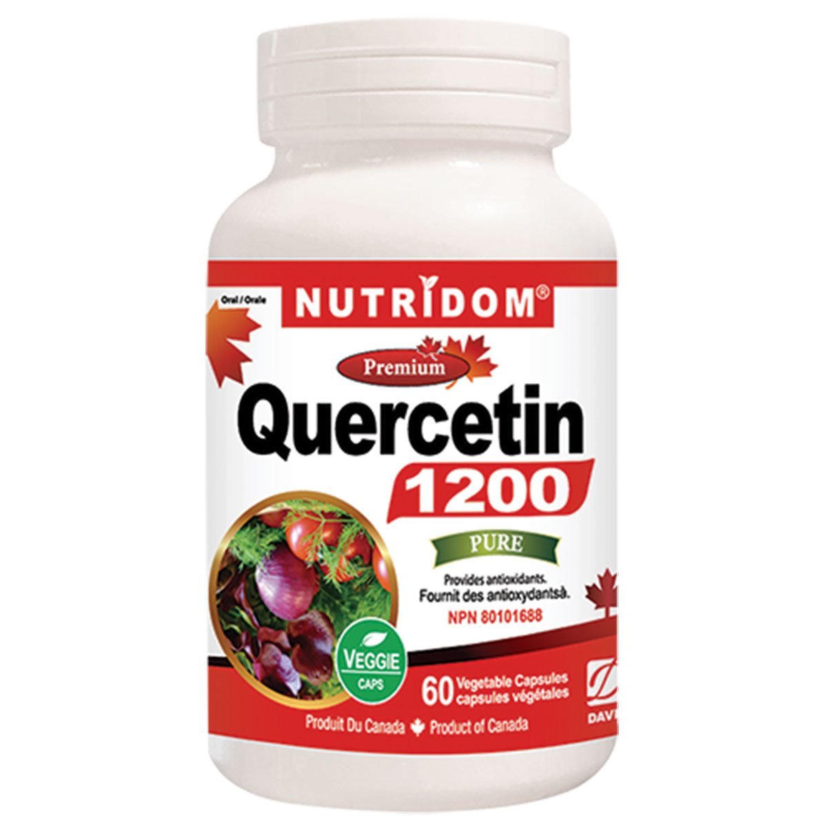 Nutridom QUERCETIN 1200, 60 VCaps