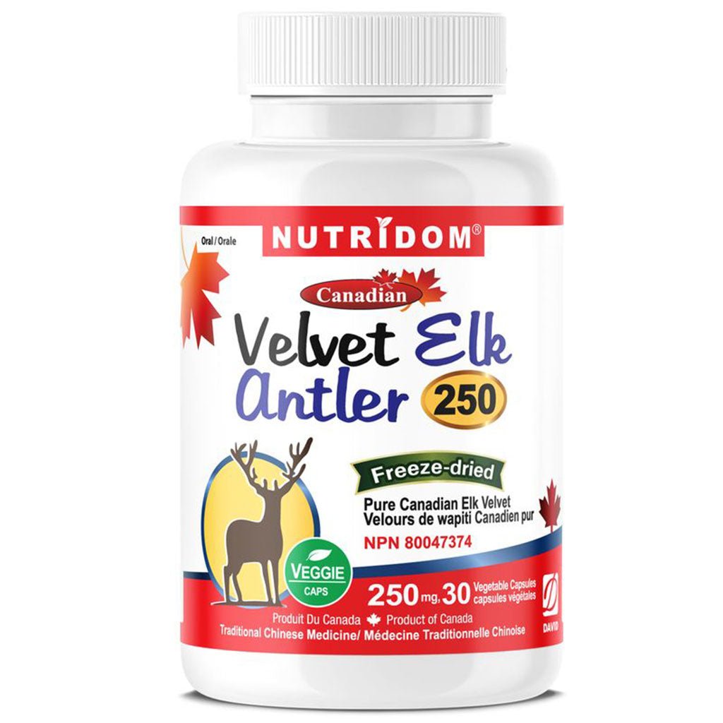Nutridom VELVET ELK ANTLER 250, 30 VCaps