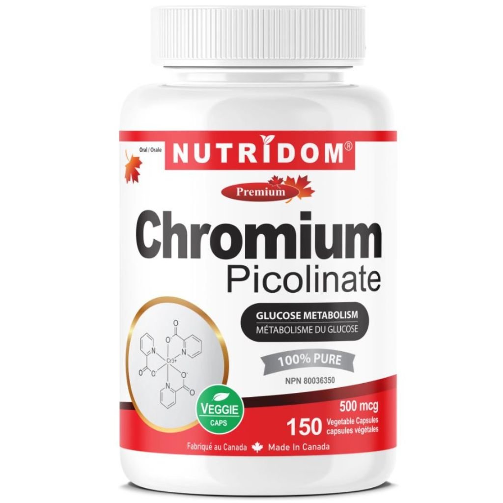 Nutridom CHROMIUM PICOLINATE, 150 VCaps