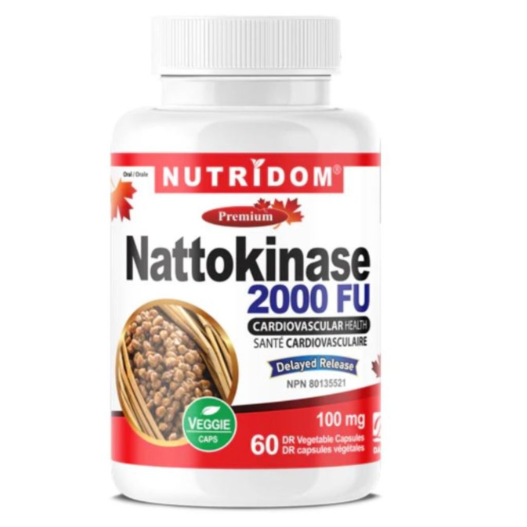 Nutridom NATTOKINASE 2000 FU (100 mg) 60 VCaps