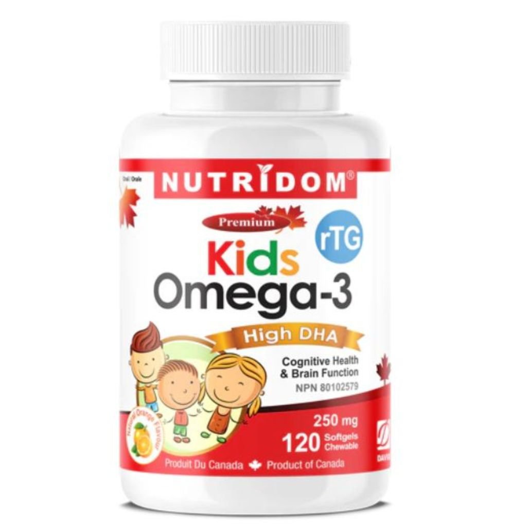 Nutridom KIDS OMEGA 3, 120 Softgels