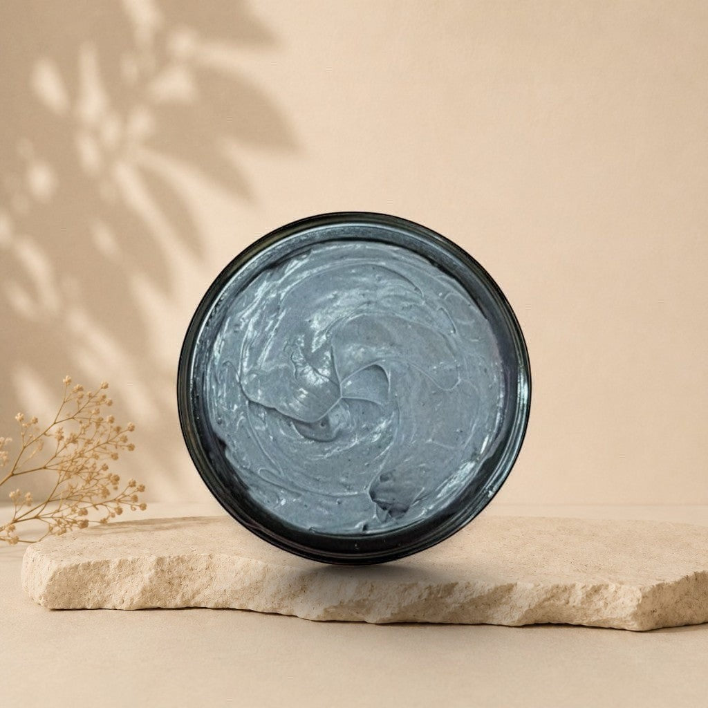 Masque visage charbon et camomille
