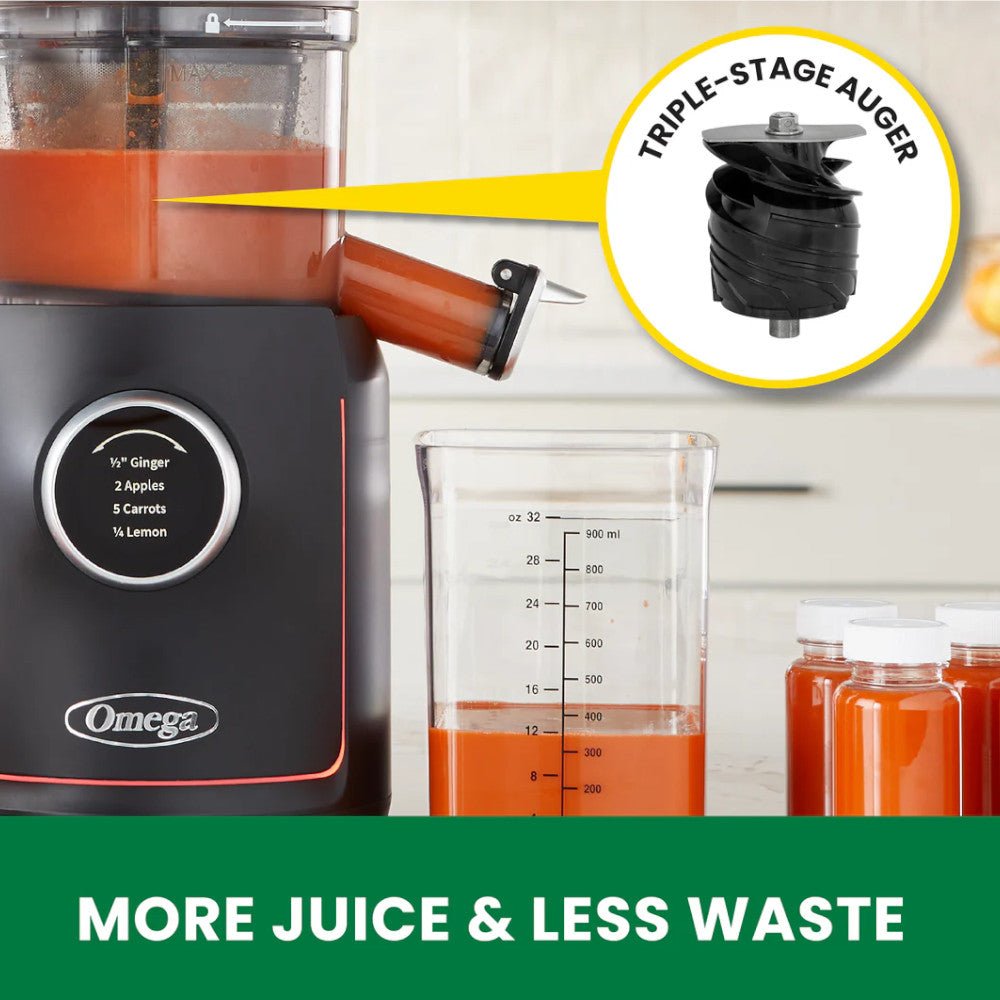 OMEGA OMSMBTBK13 Ultimate Performance Batch Juicer - Kastor