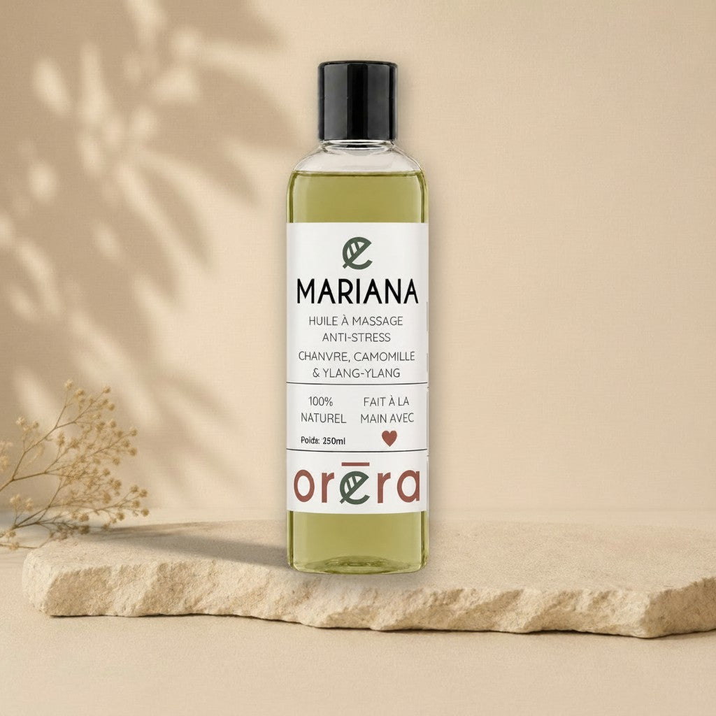 Huile de massage camomille et ylang-ylang