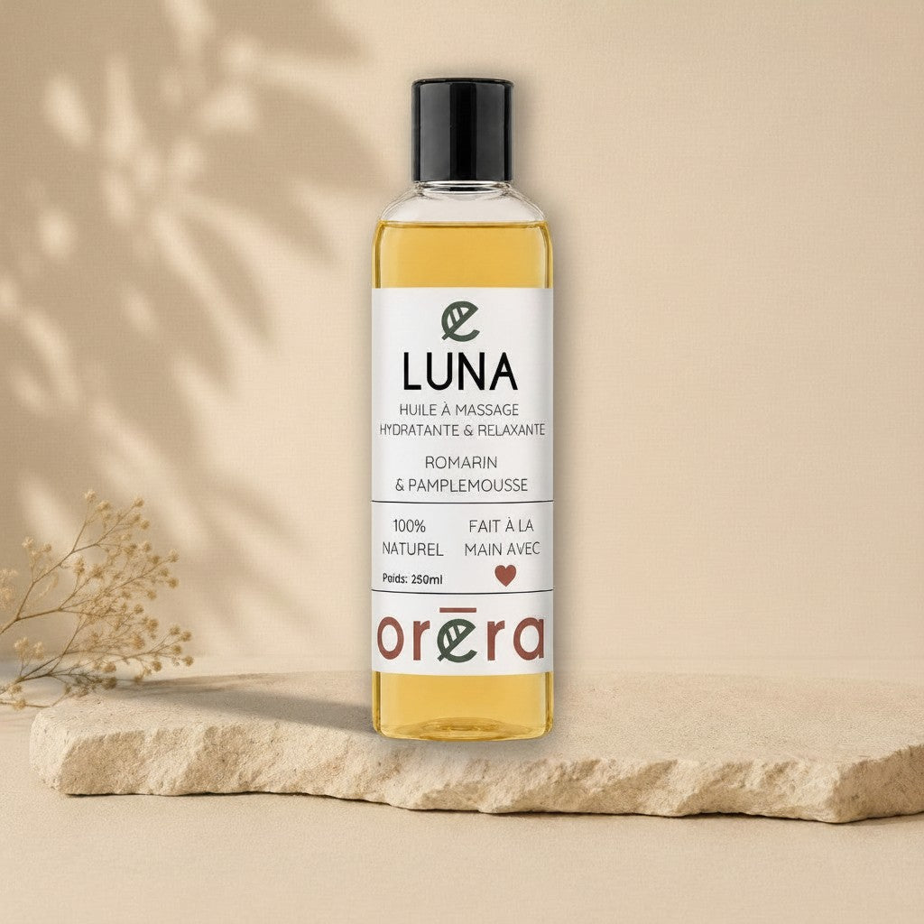 Huile de massage romarin et pamplemousse