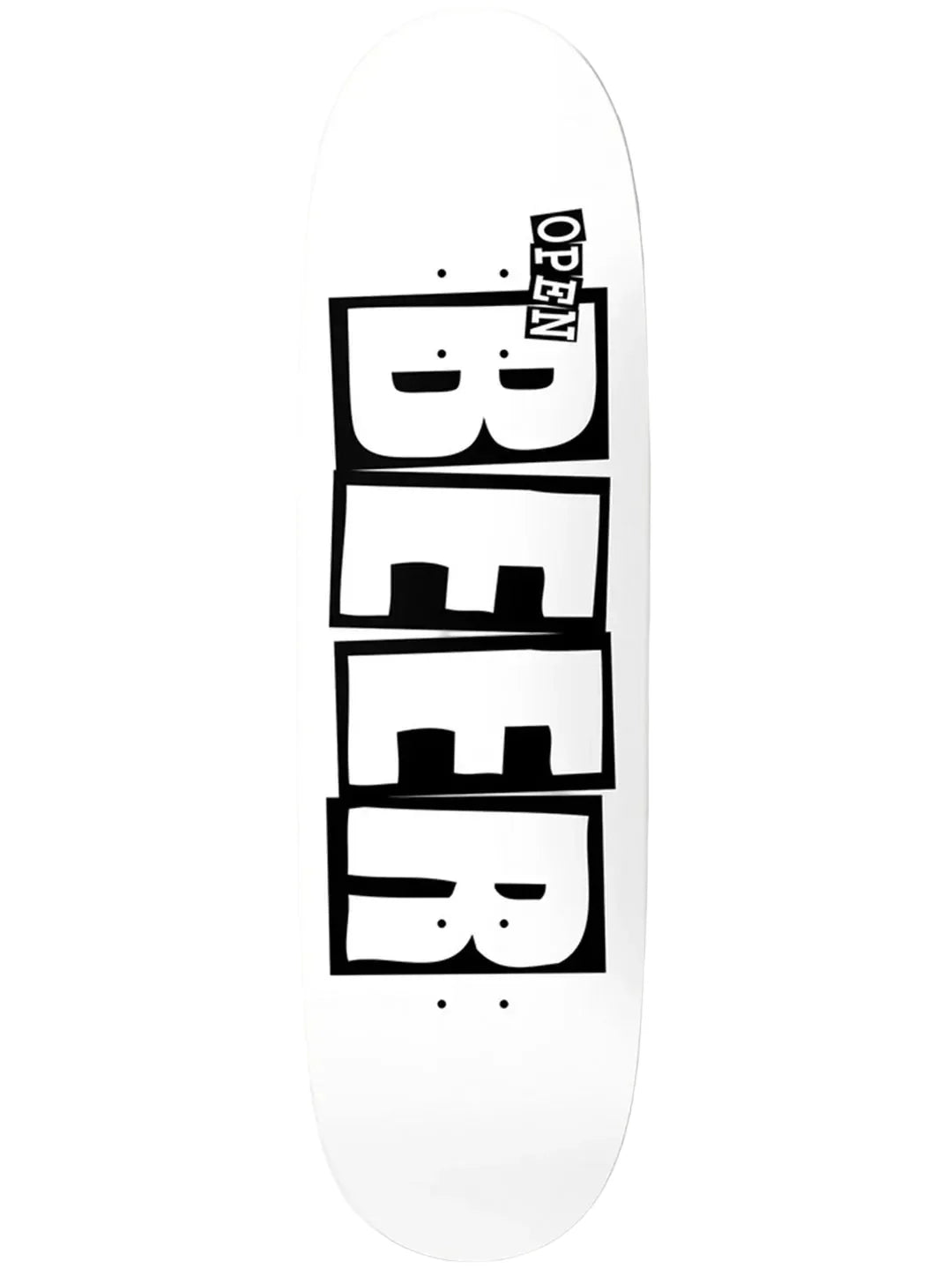 Baker x Nuge Open Beer 'Brand Logo' Skate Deck - White