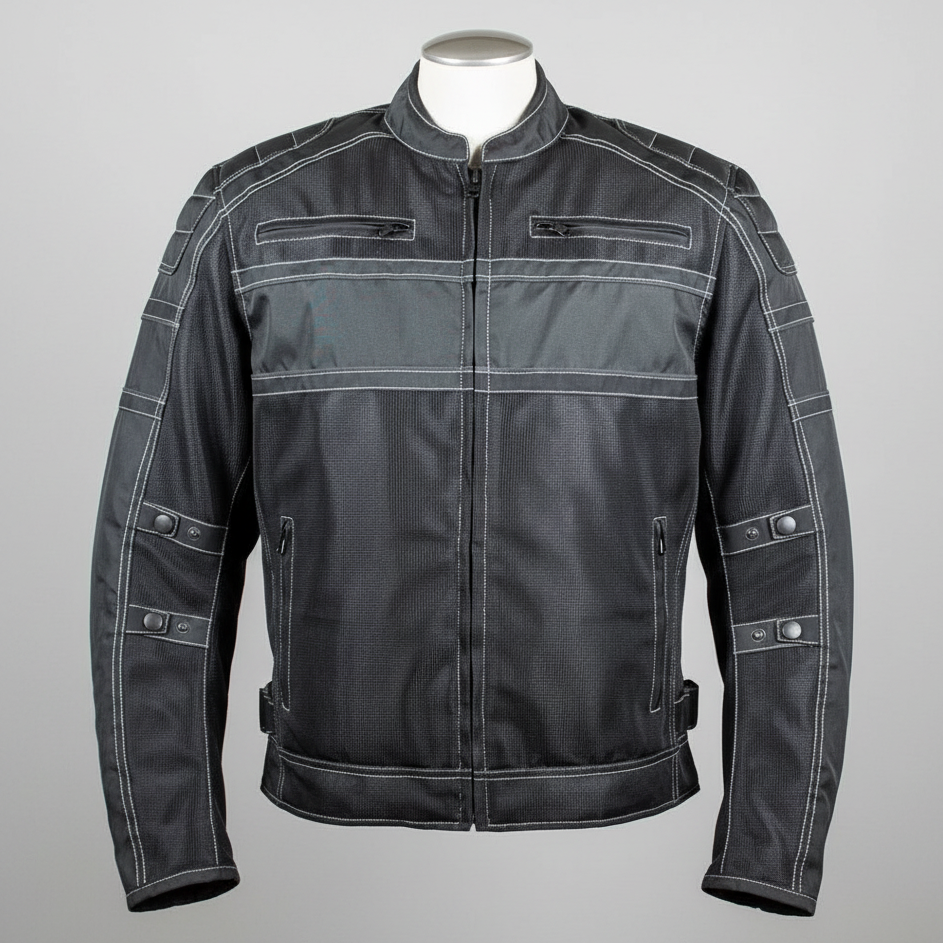 Open Road Men's Armored Riding Jacket | All-Weather Motorcycle Jacket