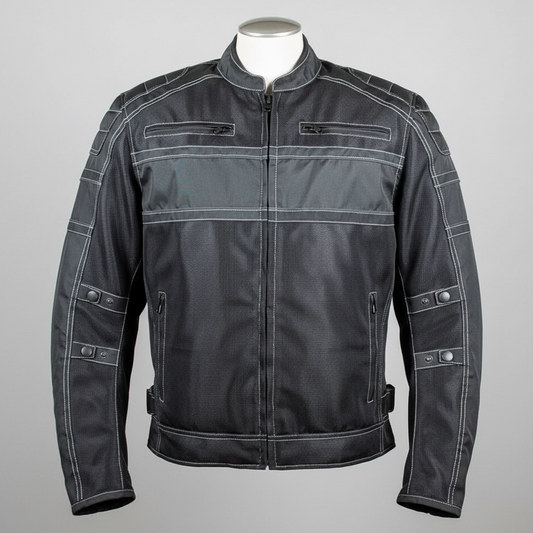 Open Road Men's Armored Riding Jacket | All-Weather Motorcycle Jacket