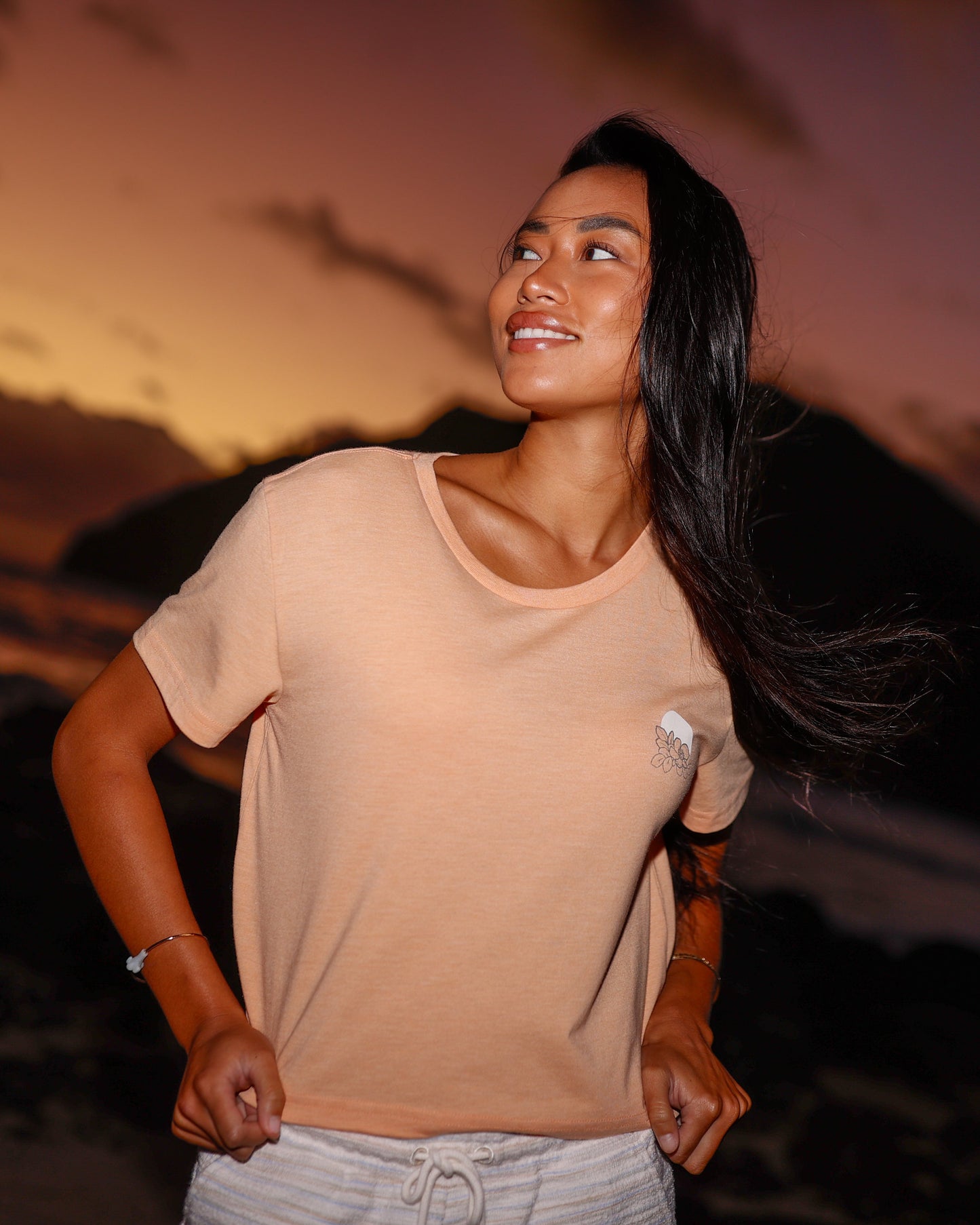 Wild Rose Lake Crop T-Shirt