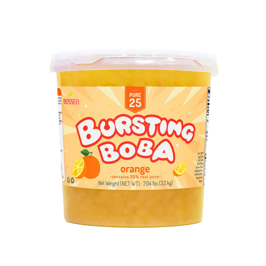 Billes de Boba Éclatantes à l'Orange Pure25 - Billes de Boba Éclatantes - Bossen - Canada - Livraison gratuite au Canada pour les commandes de plus de 199 CAD