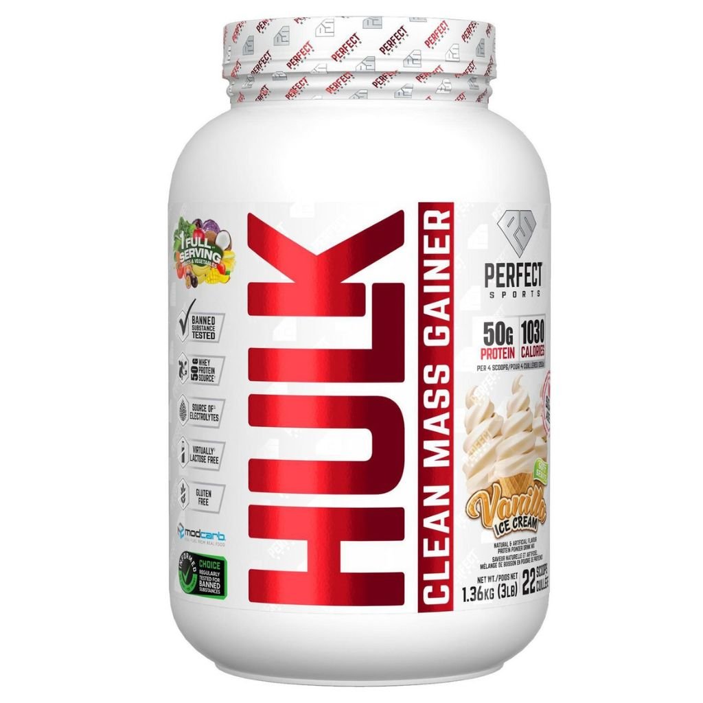 DENTED Perfect Sports HULK CLEAN MASS GAINER, 3lb