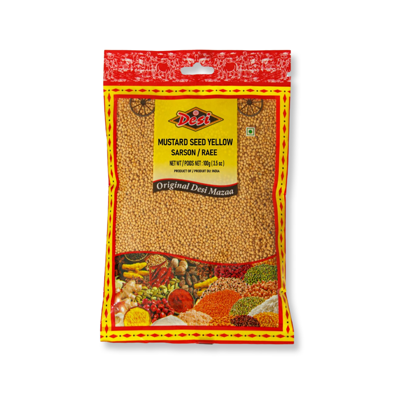 Desi Mustard Seed Yellow 100g