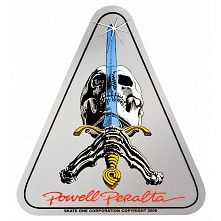 Powell Peralta 'Skull & Sword' Sticker -