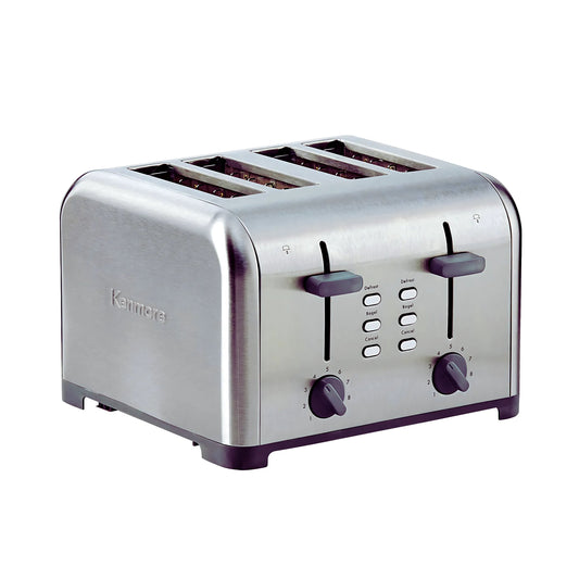 Kenmore 4-Slice Toaster with 9 Settings - Stainless Steel (KKTSDC4SS)