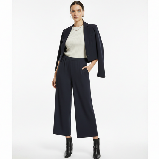 Pantalon fluide court