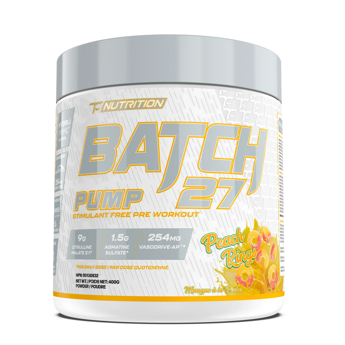Batch 27 Pump Sans Stimulant