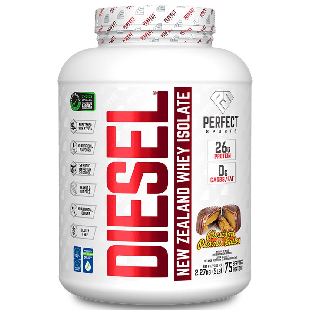 Perfect Sports DIESEL (New Zealand Whey Protein Isolate), 5lb