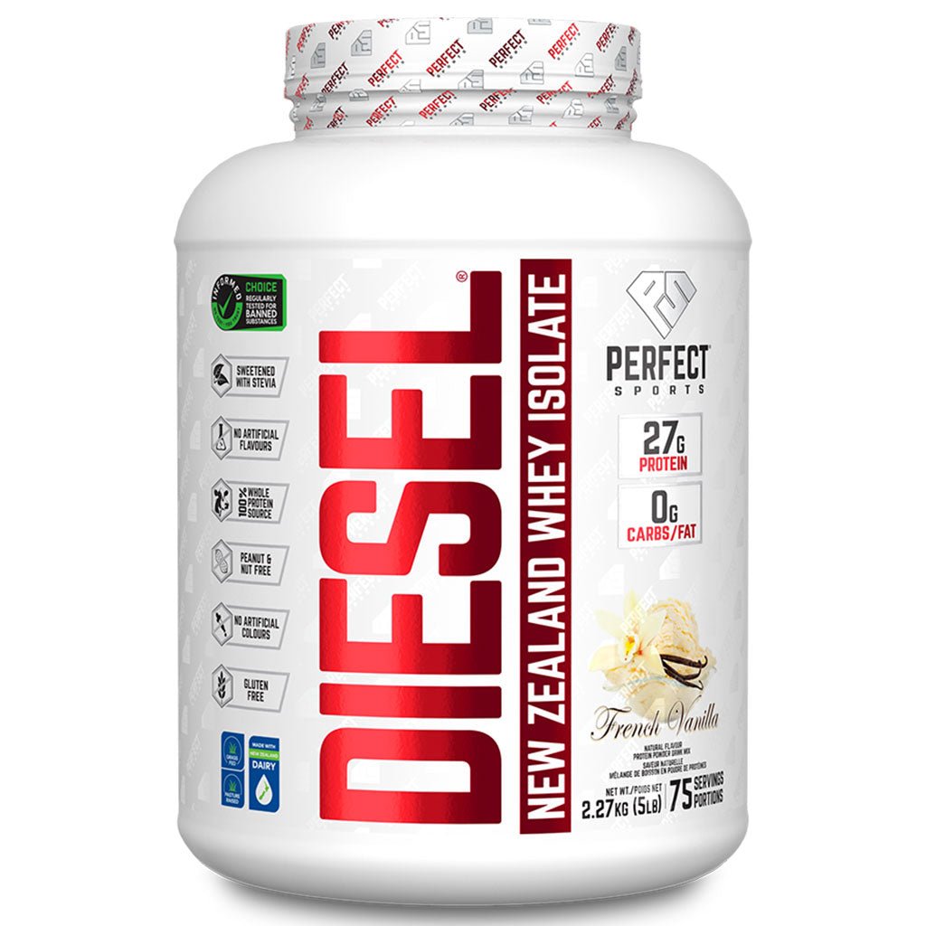 Perfect Sports DIESEL (New Zealand Whey Protein Isolate), 5lb