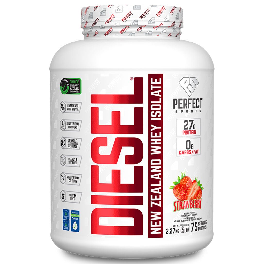Perfect Sports DIESEL (New Zealand Whey Protein Isolate), 5lb