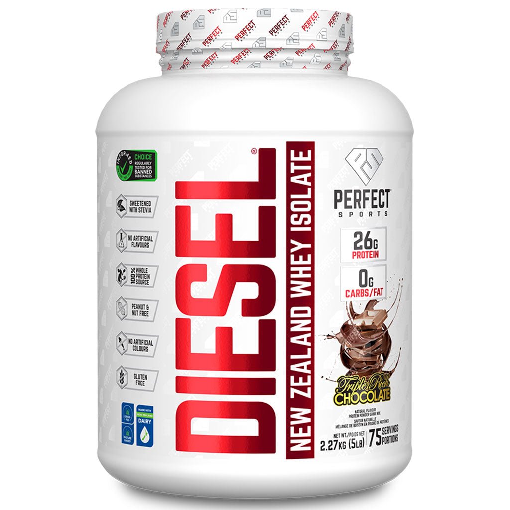 Perfect Sports DIESEL (New Zealand Whey Protein Isolate), 5lb