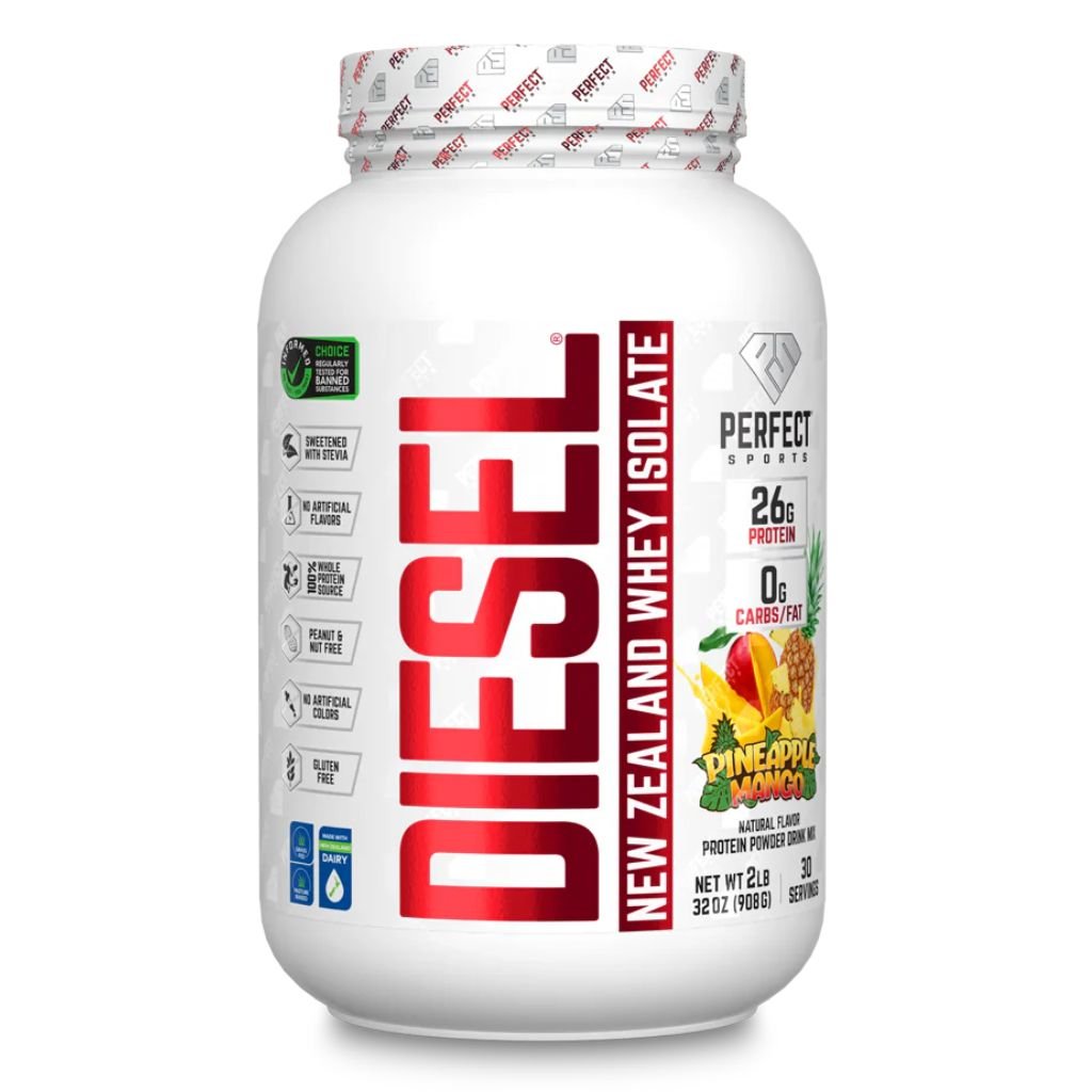 Perfect Sports DIESEL (New Zealand Whey Protein Isolate), 2lb
