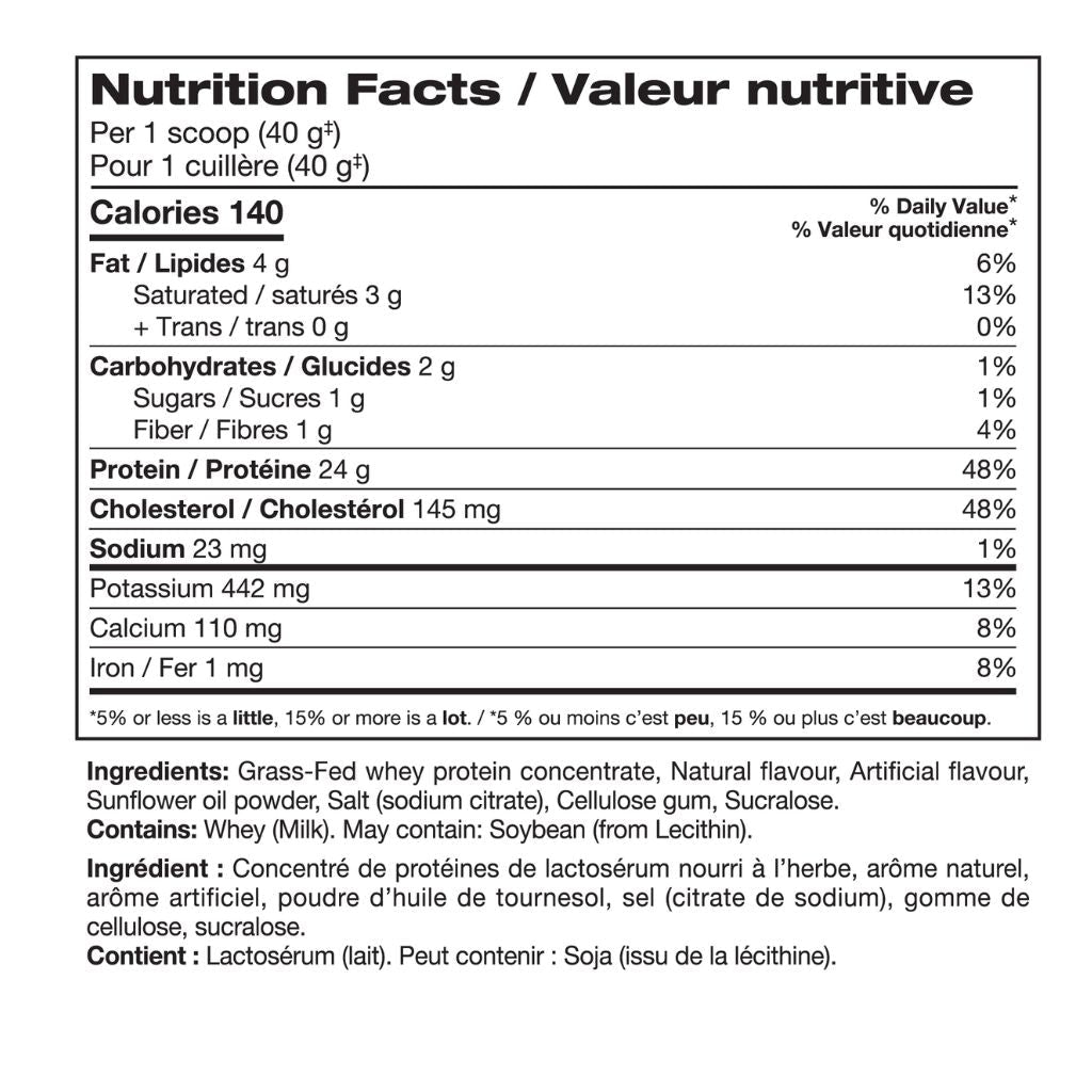 Perfect Sports ULTRA FUEL GRASS FED WHEY PROTEIN, 4lb