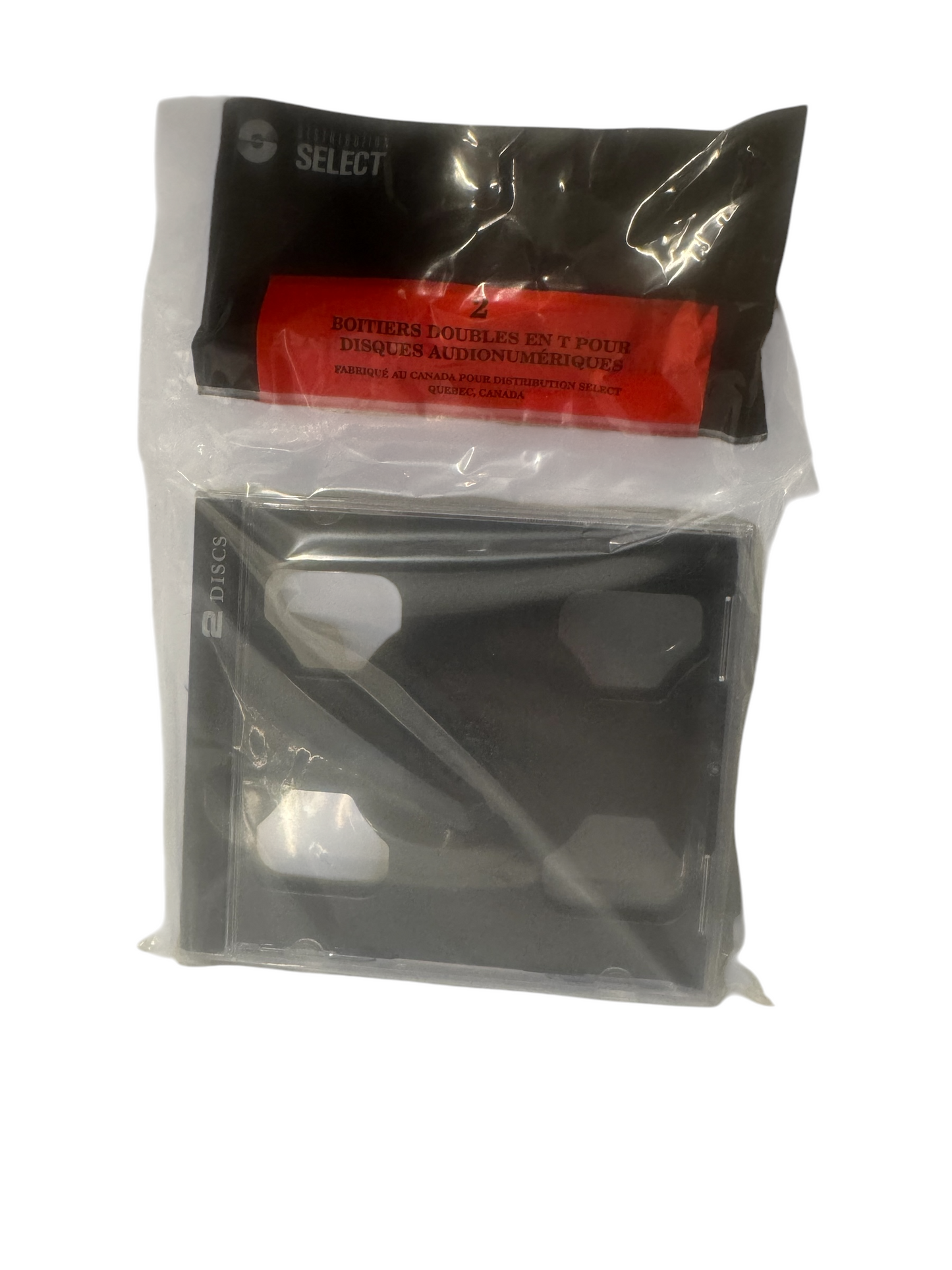 Boitiers Doubles En T Pour Disques Audionumeriques (x2)