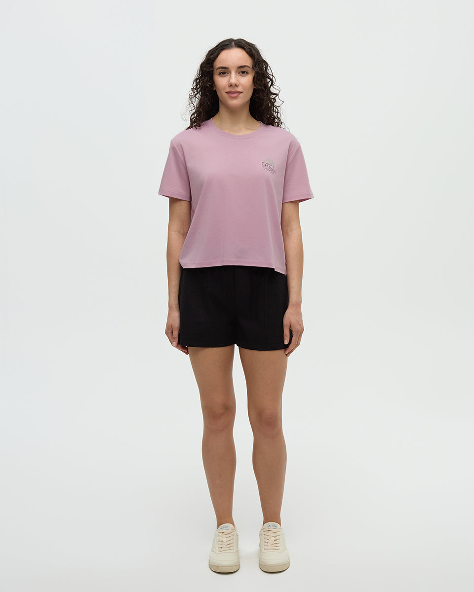 Wild Rose Lake Crop T-Shirt