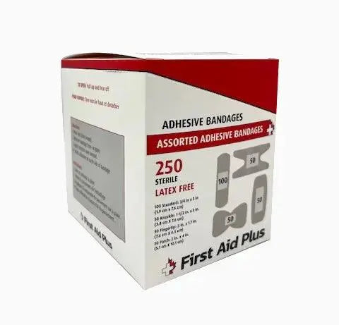 Pansement adhésif en plastique, assortis, 250/boîte