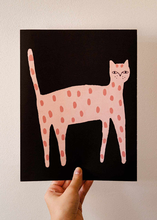 Impression d'art Chat ludique