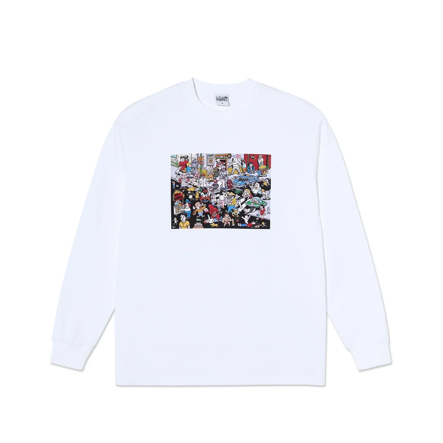 Polar Skate Co. 'Street Corner' L/S Tee - White