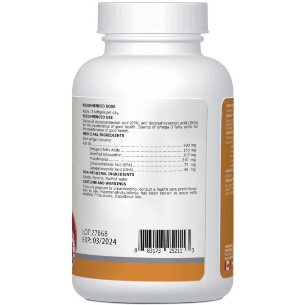 Polar Naturals RUBY RED KRILL, 60 Softgels