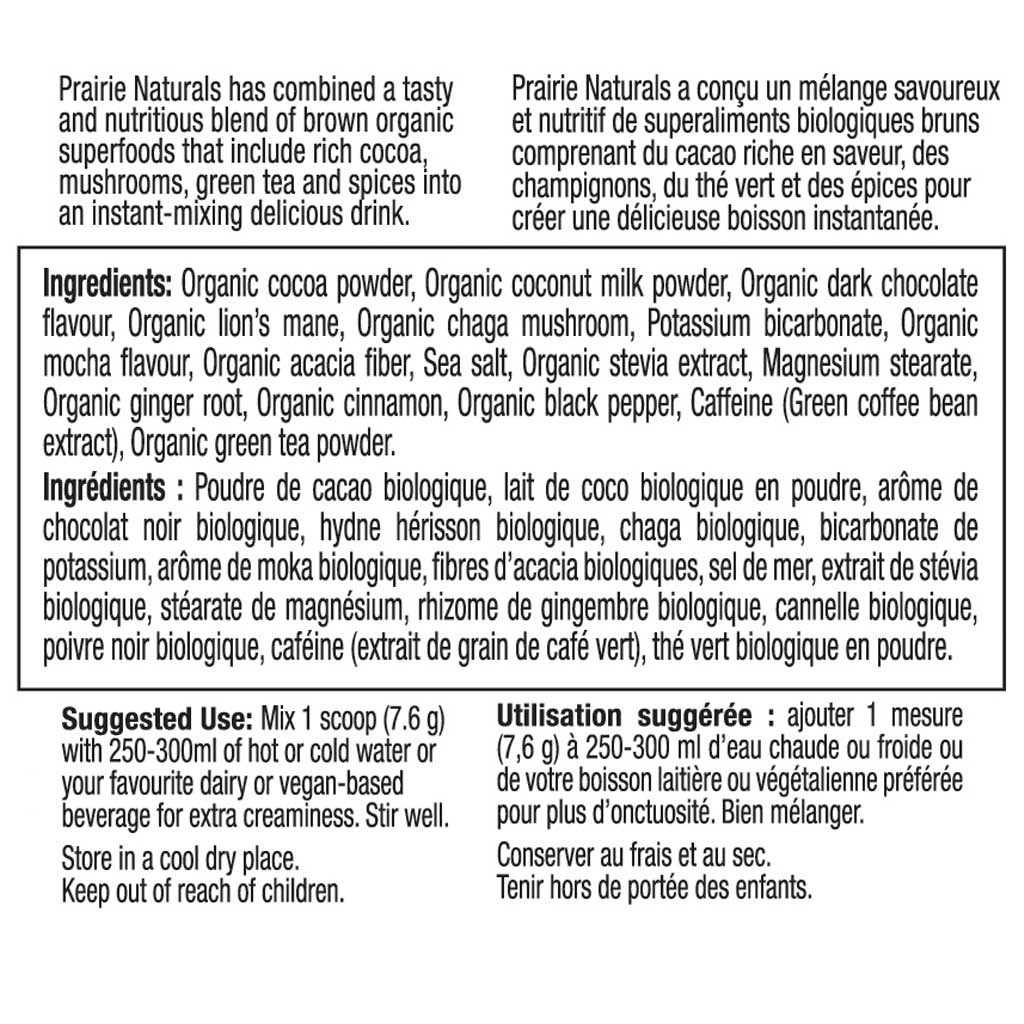 Prairie Naturals ORGANIC COCOAFOCUS SUPERFOODS, 150g