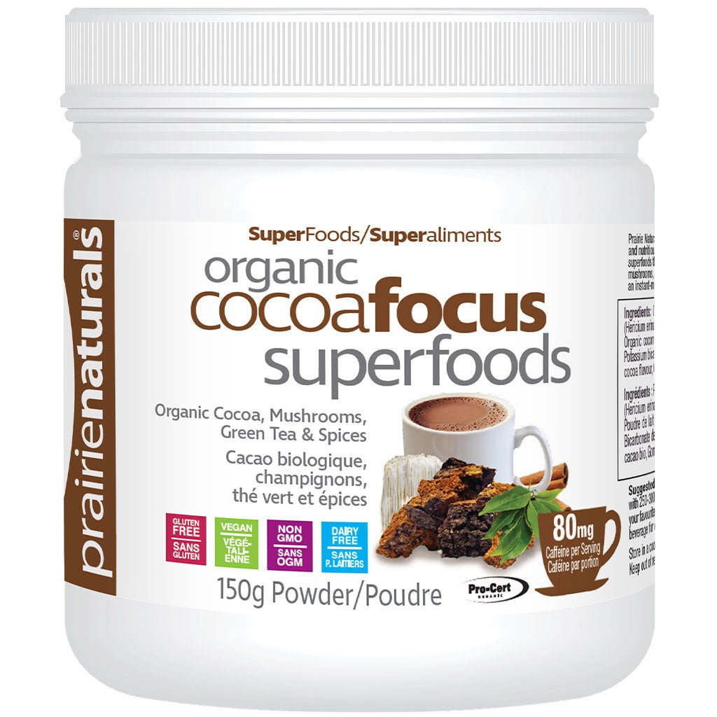 Prairie Naturals ORGANIC COCOAFOCUS SUPERFOODS, 150g