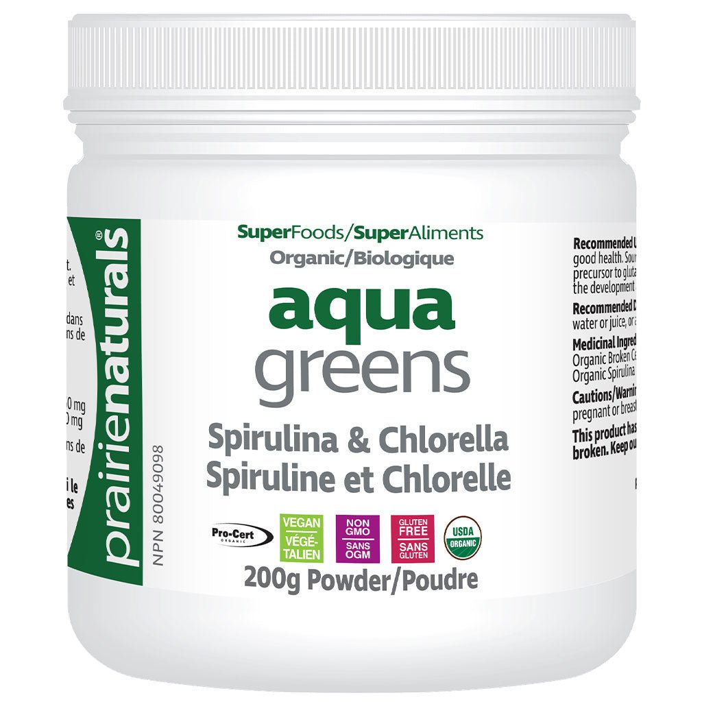 Prairie Naturals ORGANIC AQUA GREENS, 200g