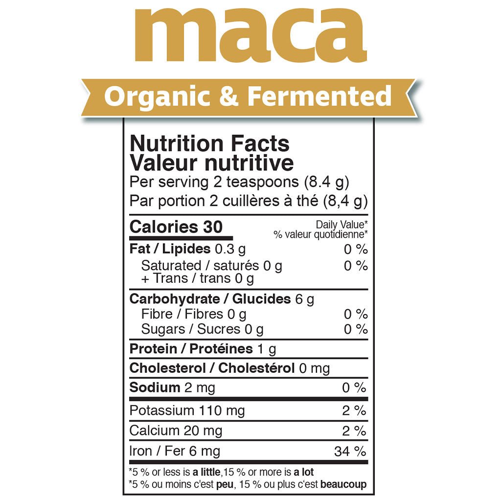 Prairie Naturals FERMENTED ORGANIC MACA, 150g