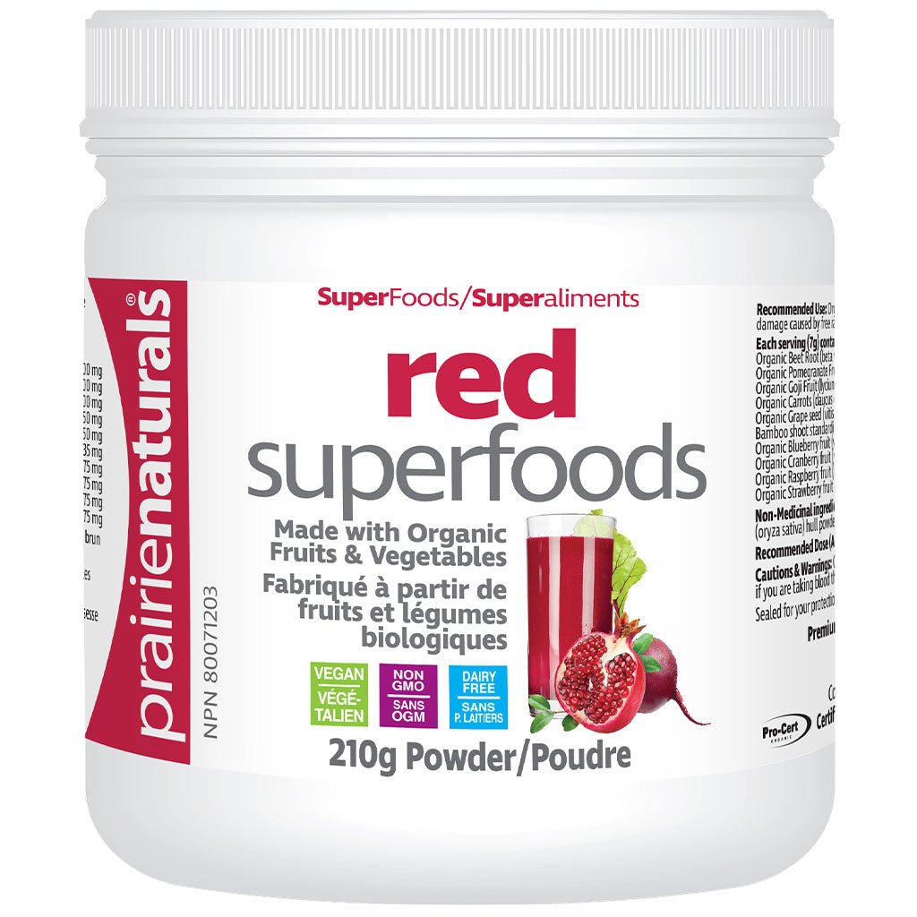 Prairie Naturals ORGANIC RED SUPERFOODS, 210g