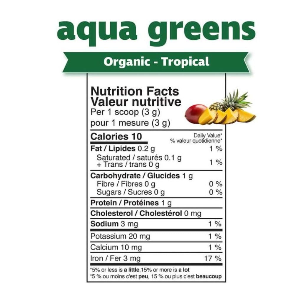 Prairie Naturals ORGANIC AQUA GREENS, 200g