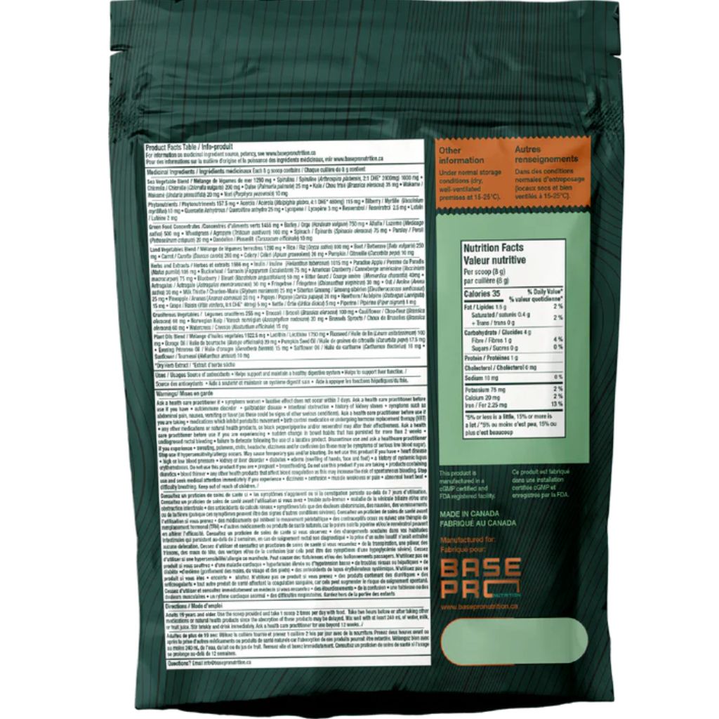 Base Pro Nutrition PRO GREENS, 30 Servings