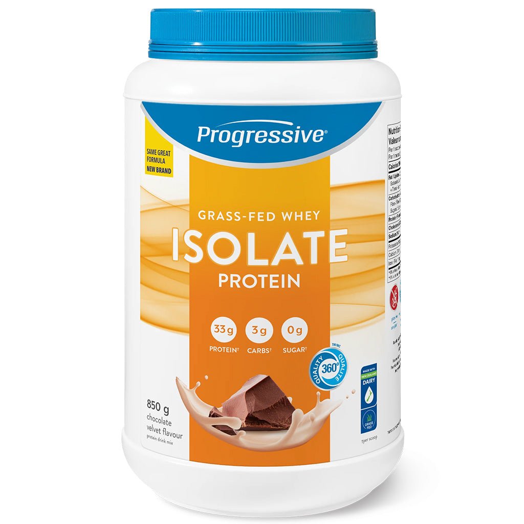 Progressive GRASS-FED WHEY ISOLATE PROTEIN, 850g