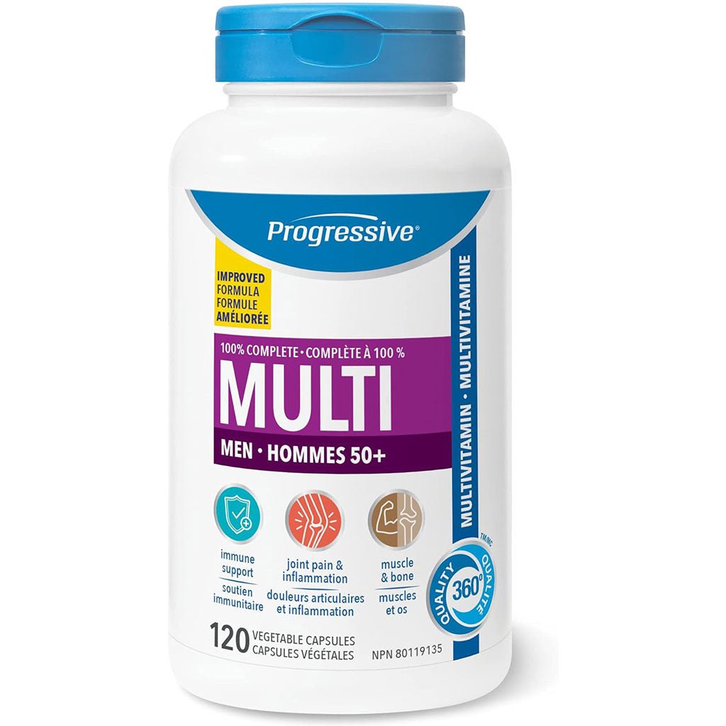 Progressive MULTIVITAMIN MEN 50+, 120 VCaps