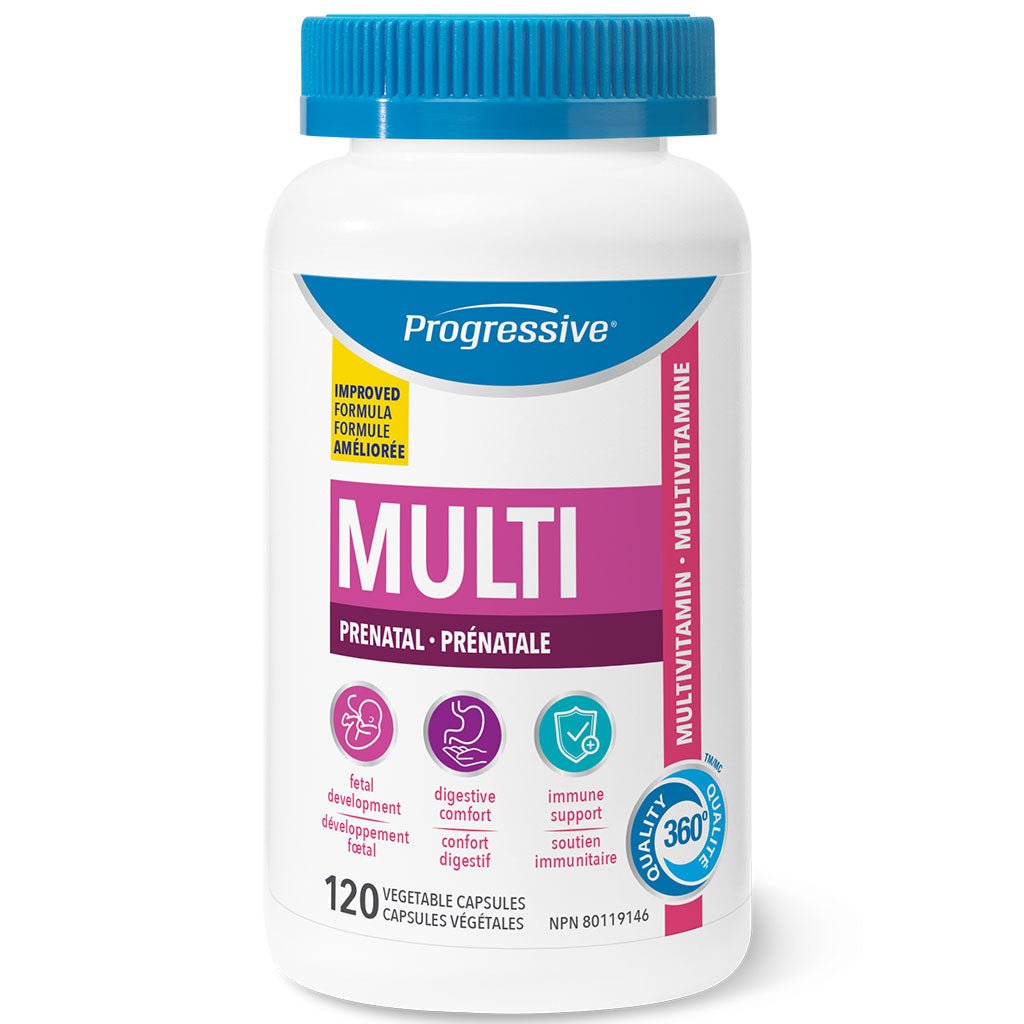 Progressive MULTIVITAMIN PRENATAL, 120 VCaps