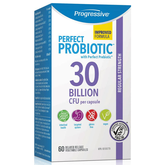Progressive PERFECT PROBIOTIC 30 BILLION, 60 VCaps